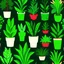 Placeholder: several pot plants