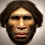 Placeholder: Photorealistic Neanderthal man with lips that are too big