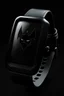 Placeholder: "Produce an artistic rendering of a Batman-themed smartwatch. The watch should have a modern, high-tech design with a square, touchscreen face. The bat logo on the watch face should be integrated seamlessly into the interface, with a dark and minimalist theme. Showcase the watch on the wrist of a person in a stylish, contemporary setting."