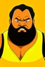 Placeholder: Mark Henry American wrestler catoon 2d