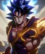 Placeholder: Goku, metal golden armor, defined muscles, shirtless, soft light atmosphere, light effect，vaporwave colorful, concept art, smooth, extremely sharp detail, finely tuned detail, ultra high definition, 8 k, unreal engine 5, ultra sharp focus