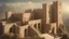 Placeholder: a group of people standing on top of a castle, a detailed matte painting by Ricardo Bofill, behance contest winner, qajar art, matte painting, vray tracing, matte drawing