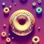 Placeholder: 100mm photo of isometric floating donut in the sky, surreal donut with sprinkles, intricate, high detail, behance, microworlds smooth, macro sharp focus, centered