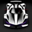 Placeholder: powerful concept future hyper car, dark color fade theme, large engine protruding from the hood, ultra detail