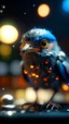 Placeholder: wtf bird getting hit by electric arc, with big disturbed eyes,bokeh like f/0.8, tilt-shift lens 8k, high detail, smooth render, down-light, unreal engine, prize winning