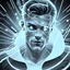 Placeholder: ultra detailed handsome man face at circuit Board Vector Art, sharp fine face details, sharp seyes, ethereal surreal background, computer glitch, repeating pattern, top down, top down lightning, sparks, mirror, broken glass, gray metallic and blue, white sparks, energy, CIRCUIT BOARD, ethereal, ultra detail, hyper realistic, 8k, texture, photorealistic face, by TanvirTamim, 8k HD wallpaper, 3D octane render