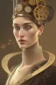 Placeholder: steampunk , portrait, painted by sir singer sergant