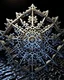 Placeholder: A 3D metallic fractal snowflake, highly detailed, unreal engine, 8k, sharp focus, 100mm wide lens