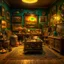 Placeholder: Diorama of old stuff in a room, sharp focus, 8k, 3d, very detailed, volumetric light, grim, fine art, very colorful, ornate, 35mm, F/2.8, insanely detailed and intricate, hypermaximalist, super detailed, decadent