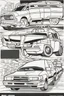 Placeholder: transport coloring page for kids, POLICE CAR, cartoon style, thick outline, low details, no shading, no color