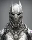 Placeholder: batman suit concepts as a futuristic Soldier wearing advanced titanium and stainless steel cybernetic and the mouth is protected by a layer of titanium full