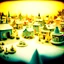 Placeholder: Happy village, light colors, high resolution, 35mm photography, absurd, ugly, hypermaximalist, Yves Tanguy