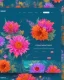 Placeholder: flowers delivery website landing page design with a burst of colors and illustrations, hyperrealism, and hyper details, sharp background, --a:2