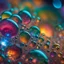 Placeholder: macro photo of a microorganism, sparkling magical fantasy glass, very detailed, amazing quality, intricate, cinematic light, highly detail, beautiful, surreal, dramatic, galaxy fantasy colors, <lora:SDXLFaeTastic2400:0.3>