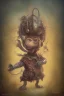 Placeholder: small cute steampunk mechanical monkey