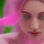 Placeholder: fairy, pink, green, beautiful, hyperrealism, masterpiece, expert, volumetric lighting, sharp focus, 8K, pastel, macro lens, woman, detailed, flower