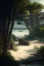 Placeholder: forest by the beach