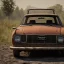 Placeholder: an Audi 2000 rust 2-door overgrown by with dust ,ultra realistic,concept, 4k ,on street,8k resolution, high-quality, fine-detail, parked in crowded city winter