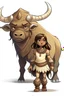 Placeholder: minotaur girl inuit brown