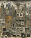 Placeholder: A gray metal junkyard designed in Heidrun manuscripts painted by Paul Klee