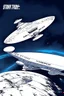 Placeholder: the uss enterprise 1701 from star trek drwwn by warhol