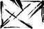 Placeholder: 3 diagonal ragged slash marks in black on white, vector