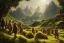 Placeholder: hobbits in the shire scenery landscape, lord of the rings, higly-detailed symmetric faces, highly detailed, perfect lighting, perfect composition, 4 k, artgerm, derek zabrocki, greg rutkowski