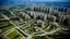 Placeholder: half-collapsed corporate suburbia