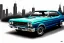 Placeholder: a true-to-life 1967 Ford Falcon XR GT, centered, intricate, extreme detailed, photorealism, center view, city background, pivot on ford, pen and color marker, painting by cheryl kelley