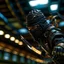 Placeholder: portrait of a ultra ninja with mask off and katana entering under a big air ship, photo-realistic, shot on Hasselblad h6d-400c, zeiss prime lens, bokeh like f/0.8, tilt-shift lens 8k, high detail, smooth render, down-light, unreal engine, downlight, prize winning