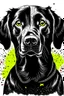 Placeholder: Birthday black dog graphic