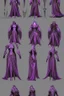 Placeholder: witch necromancer female dress turnaround