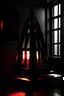 Placeholder: gaming table lamp inspired by palace, modern design,