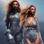 Placeholder: beyonce riding a rocket with a big T logo