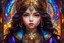 Placeholder: Adorable mysterious little girl, beautiful arcane girl, palestinian goddess, insanely detailed artwork by Awwchang, Ferdinand Knab, Artgerm Lau, Anne Stokes, Josephine Wall, Leonid Afremov, vibrant deep colors, magnificent hyperdetailed, maximalist, HDR, 16k resolution, trending on ArtStation, CGSociety, sharp focus, stained glass background resolution HDR