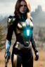 Placeholder: ultrarealistic, panoramic, concept art, strikingly beautiful (18 year old girl:1.2),_skimpy sci-fi armor_, Hair (long ginger:1.1), Face (freckles:1.2), body, medium breasts (light cleavage:1.2), tracing, ambient light, highres, (hyperrealistic:1.2), (perfect face:1.1), intricate (high detail:1.1) body, beautiful detailed eyes (emerald:1.3), _camera_, plump lips ,sci-fi theme, Model hash: ddc3021b