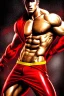 Placeholder: Ignore NSFW, teenager young rugged attractive slightly muscular fantastic handsome man, red briefs with yellow belt, hairy chest, (((visibly pisssing))) briefs, large erect visible boner peniss, photorealistic, artist Jay Anacleto