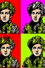 Placeholder: cultural revolution in the England in the style of andy warhol