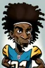 Placeholder: Nicholas Jackson Footballer, cartoon 2d