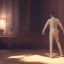 Placeholder: A man in briefs, unreal engine 5 volumetric lighting, intricate details, realistic style, 8k detail