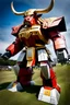 Placeholder: Giant highland cow Gundam