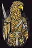 Placeholder: Eagle wearing crown and holding sword with Amberian Security Consulting under neat