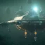 Placeholder: Rectangle Mothership, ridley scott style, high details, hyper realistic, color grading, bokeh, rectangle background, unreal engine 5, 8k