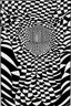 Placeholder: The Black Honeycomb Knight; Optical Art; Black and White, Bridget Riley; M.C. Escher, Victor Vasarely