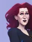 Placeholder: Portrait of a 30 year old strange witch like Bette Midler