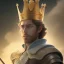 Placeholder: Ultra detailed fullbody Portrait of king Arthur with crown .mid-12th century armor. extremely detailed face,crystal clear Big eyes,perfectly centered image, perfect composition, beautiful intricate detail.Diseney,studio ghibli,andrea bonelli,Kilian Eng,Ohrai, korra character, style.