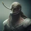 Placeholder: A viking with muscles and sharp blaids, hr giger, scary, steam punk, realistic, made in octane, cinematic, ultra-realistic, extremely detailed octane rendering, 8K, VRAY Super Real ar 2:3, dof photorealistic futuristic 50mm lens hard lighting dark gray tintype photograph, realistic lighting, sepia color