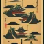 Placeholder: shop logos, Ukiyo-e japanese art