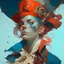 Placeholder: dream portrait of female pirate by james jean