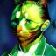 Placeholder: Portrait of a cat by Van Gogh